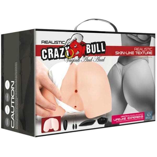 CRAZY BULL - REALISTIC VAGINA AND ANUS WITH VIBRATION POSITION 4 11